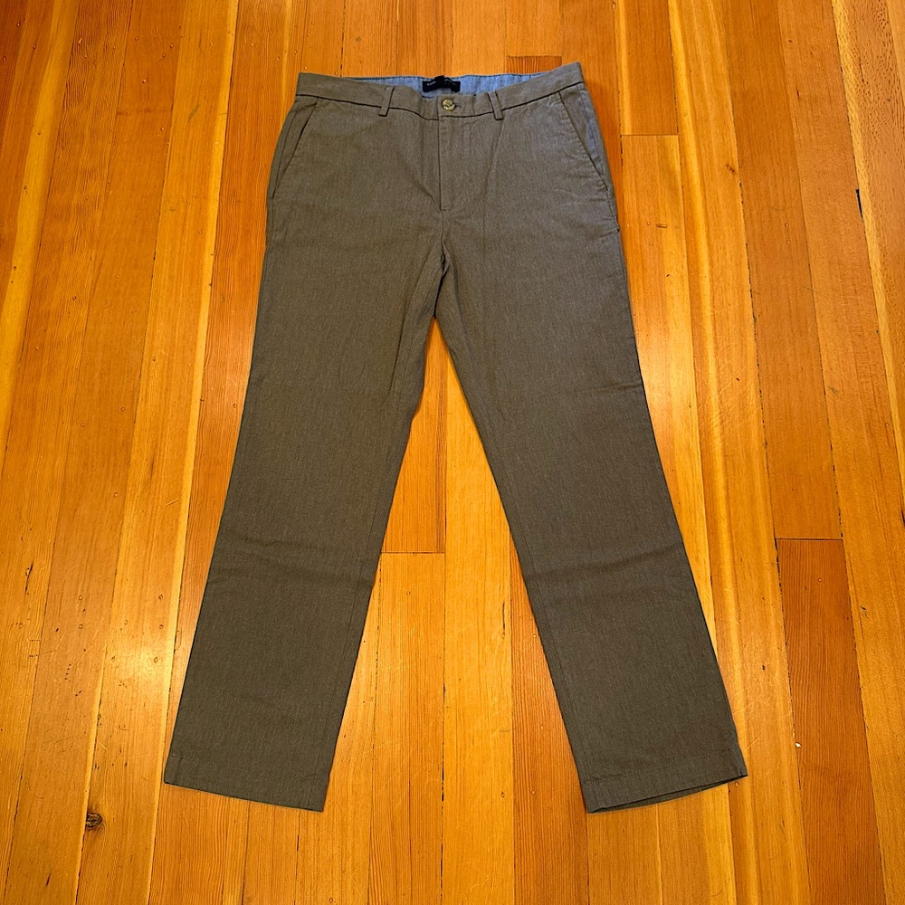 Banana Republic Aiden Slim-Fit Stretch Herringbone Pant